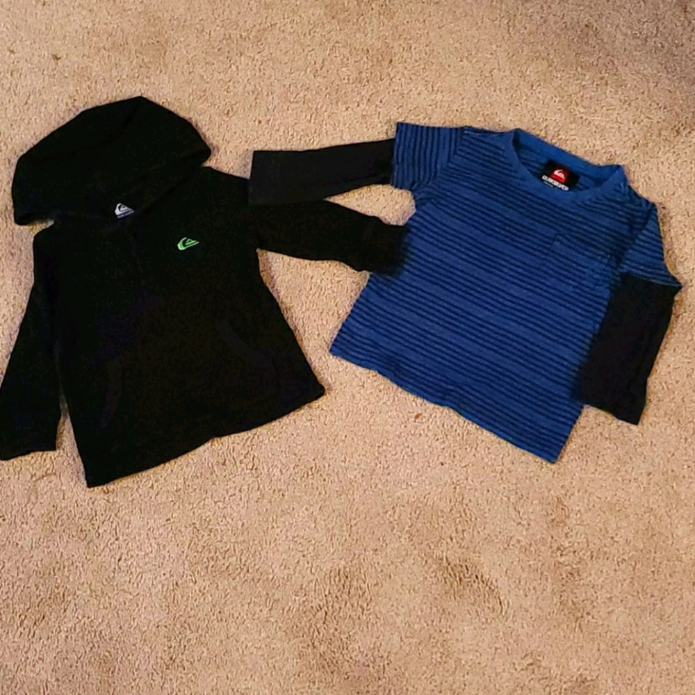 18 mth Quicksilver long sleeve tees